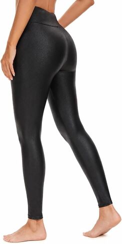 Hody Lovy Womens Black Leggings for Gym Workout High Waisted Tummy Control Yoga Pants in Saudi Arabia