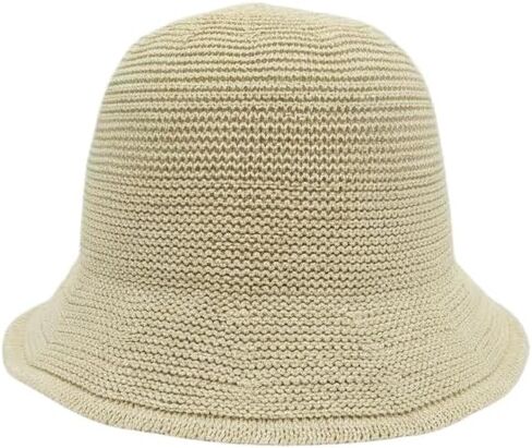 Women Straw Hat Beach Sun Cap Foldable Paper Knitted for Travel Summer Vacation Soft Lightweight Breathable in Saudi Arabia