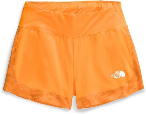 The North Face Women's Sunriser Short 2.5", XS Short, Apricot Glaze Mountain Traverse Print in Kuwait