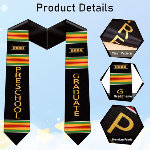 Preschool Graduation Sash 2026, Preschool Graduation Stole Class of 2026, Prek Grad Sash Graduate Gifts for Boy Girl in Kuwait
