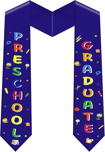Preschool Graduation Sash 2026, Preschool Graduation Stole Class of 2026, Prek Grad Sash Graduate Gifts for Boy Girl in Kuwait
