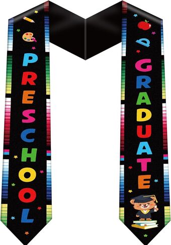 Preschool Graduation Sash 2026, Preschool Graduation Stole Class of 2026, Prek Grad Sash Graduate Gifts for Boy Girl in Kuwait