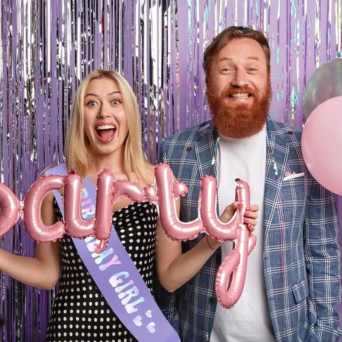 Aprince Kpop Birthday Girl Sash Glitter Accessories Purple Party Favor Supplies and Decorations for Women Happy Birthday Sash for Sweet 16 18th 21st Gifts in Saudi Arabia