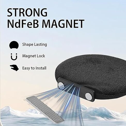6Pcs Magnetic Mouse Ears for Hats, Mouse Ears Magnetic Ears For Caps Detachable Ear Clips, Hat Accessories Decor Gift for Baseball Caps, Trucker Hats, Hoodies in Saudi Arabia