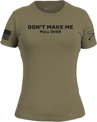 Grunt Style Don't Make Me Pull Over - تي شيرت برسوم مضحكة - تي شيرت رجالي بأكمام قصيرة in Kuwait