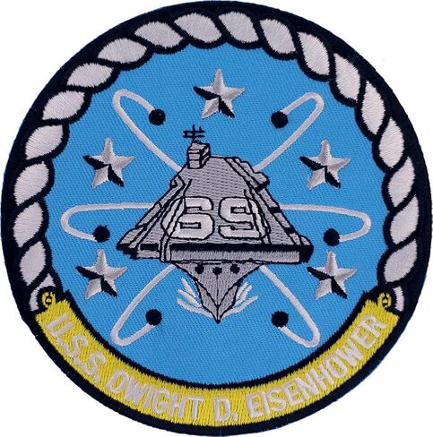 USS Dwight D. Eisenhower CVN-69 Patch Full Color in Kuwait