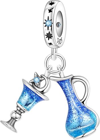 925 Sterling Silver Travel & Lifestyle Themed Charm - Assorted Pendants & Beads for Bracelets in Saudi Arabia