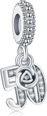 S925 Bead Dangle Charms for Bracelets Necklaces, Compatible with Pandora in Saudi Arabia