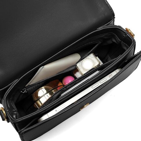 Small Shoulder Purses for Women Trendy Flap Saddle Purse Shoulder bag and Handbags with Adjustable Straps in Kuwait