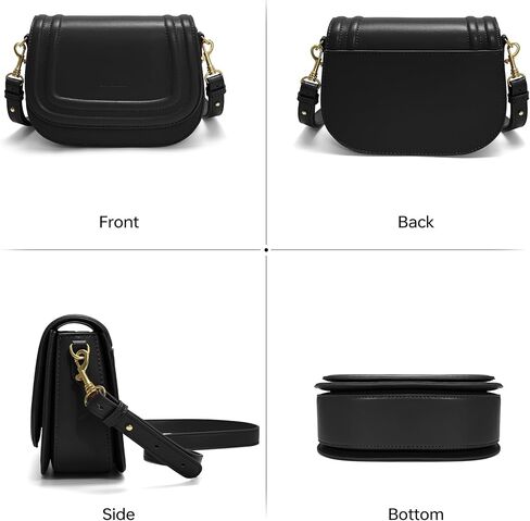 Small Shoulder Purses for Women Trendy Flap Saddle Purse Shoulder bag and Handbags with Adjustable Straps in Kuwait