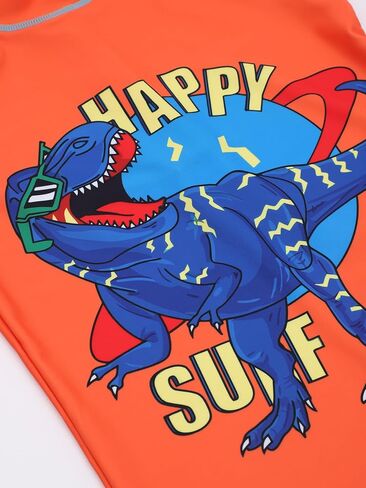 AIWUHE Toddler Boys Swimsuit One Piece Rash Guard Suits Short Sleeve Swimwear Kids UPF 50+ Bathing Suit Zip Rashguards 1-8Y in Kuwait