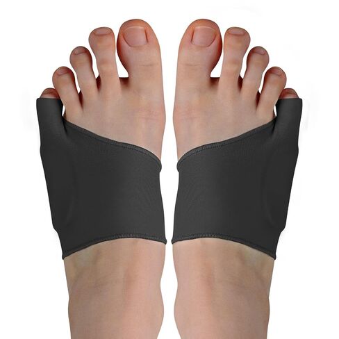 Tailor Bunion Corrector Pads for Pinky Toe Relief, Relieve Bunion Pain, Little Toe Separator, Overlapping, Soft Silicone Gel Bunion Pad with Anti-Slip - Anti-Slip and Comfortable(Black 2-Pack) (Large) in Saudi Arabia