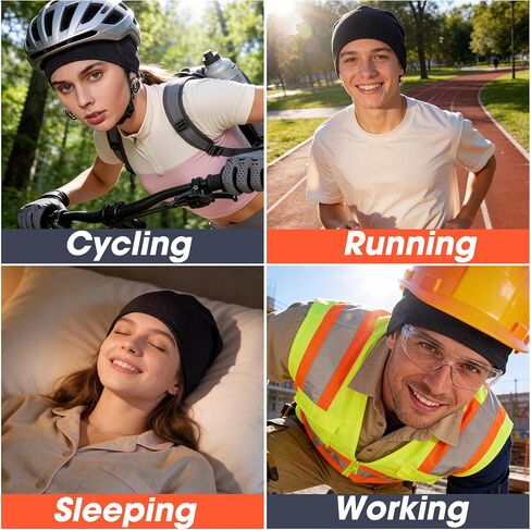 3-Pack Cooling Skull Caps for Men & Women, Helmet Sweat Liner, Breathable 3D Mesh Under Helmet Cycling Motorcycle in Saudi Arabia
