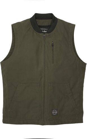 Indian Motorcycle Men's Nevada Vest, Dark Green - 2864645 in Kuwait