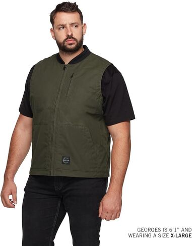 Indian Motorcycle Men's Nevada Vest, Dark Green - 2864645 in Kuwait
