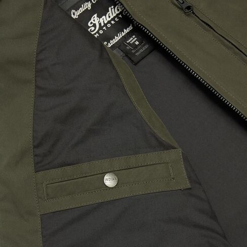 Indian Motorcycle Men's Nevada Vest, Dark Green - 2864645 in Kuwait