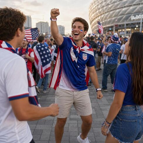 2 Pack Country Flag Bracelets, Embroidered Thread Woven Band Bracelets for Soccer Fans, Patriotic Open Cuff Wristbands, World Cup Party Supplies Decorations in Saudi Arabia