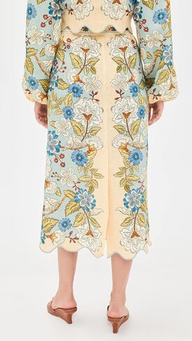FARM Rio Women's Garden Scarf Midi Skirt in Saudi Arabia