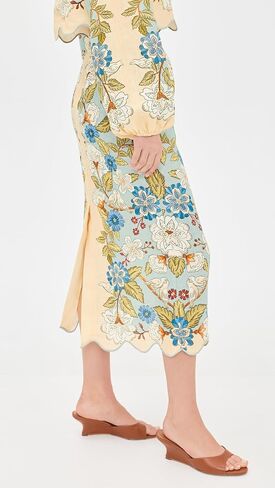FARM Rio Women's Garden Scarf Midi Skirt in Saudi Arabia