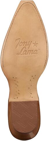 Tony Lama Women's Women's Areli Western Booties Snip Toe Cognac 9 M US in Kuwait