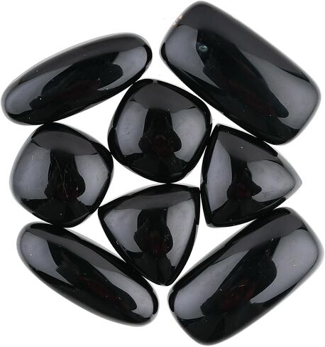 25 Carat Natural Gemstone Cabochon Lot Mixed Shapes – Hand Polished Crystal Stones for Jewelry Making, Healing, Reiki, Craft Supplies, Unique Cab Set for Wire Wrapping & Collectors in Saudi Arabia