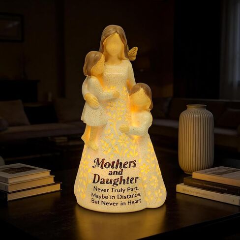 Sister Birthday from Sister, Resin Sister Figurine Light with Remote Control for Soul Sisters Bestie, Sisters' Day Gift for Best Friend(No Batteries Included) in Saudi Arabia