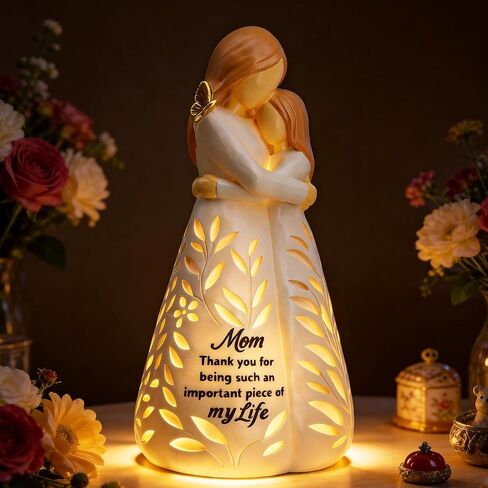 Sister Birthday from Sister, Resin Sister Figurine Light with Remote Control for Soul Sisters Bestie, Sisters' Day Gift for Best Friend(No Batteries Included) in Saudi Arabia