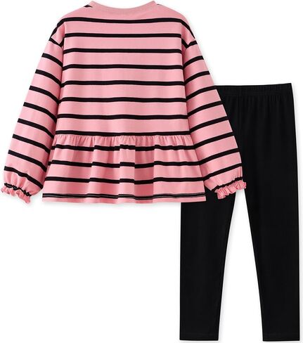 UMELOK Girls 2 Piece Playwear Set Pant and Top Sweatsuit Outfit Clothes in Saudi Arabia