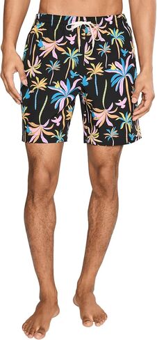 Chubbies The Black Light Nights 7" (Classic Lined Swim Trunks) in Kuwait