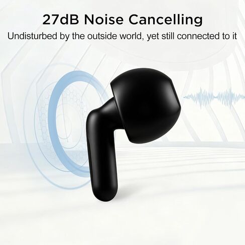 Ear Plugs for Noise Reduction–Super Soft, Reusable Hearing Protection in Flexible Silicone for Sleep, Noise Sensitivity & Flights-8 Ear Tips in XS/S/M/L–27dB Noise Cancelling–Black in Saudi Arabia