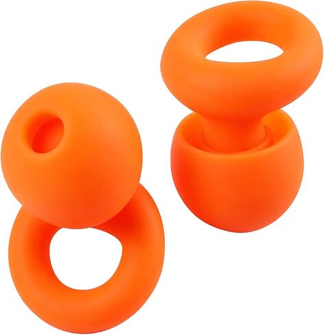 Ear Plugs for Noise Reduction–Super Soft, Reusable Hearing Protection in Flexible Silicone for Sleep, Noise Sensitivity & Flights-8 Ear Tips in XS/S/M/L–27dB Noise Cancelling–Black in Saudi Arabia