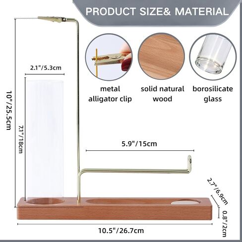3 in 1 Incense Holder for Burning Insence-Stick & Palo Santo & Sage Sticks, Hanging Upside Down Incense Stick Burner with Glass Ash Catcher, Lasting Burning Palo Santo Sage Burner for Altar in Kuwait