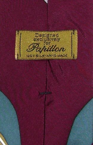 Papillon 100% SILK NeckTie Football Design Men's Neck Tie #124-2 in Kuwait