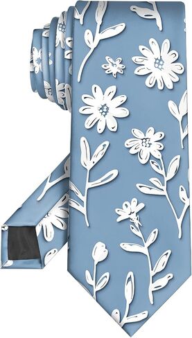 Men Ties 3.15" Neckties for Mens Cotton Printed Fashion Floral Neck Tie for Wedding Dating Party Leisure in Saudi Arabia