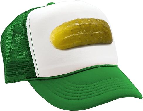 The Goozler - Pickle - Dill Concession Funny Fair Carnival - قبعة سائق الشاحنة ذات الطراز القديم in Kuwait