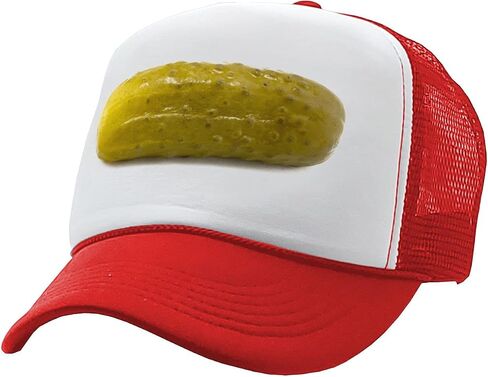 The Goozler - Pickle - Dill Concession Funny Fair Carnival - قبعة سائق الشاحنة ذات الطراز القديم in Kuwait