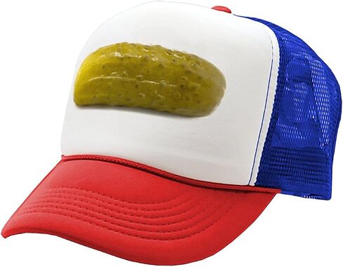 The Goozler - Pickle - Dill Concession Funny Fair Carnival - قبعة سائق الشاحنة ذات الطراز القديم in Kuwait