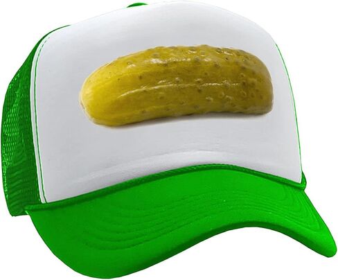 The Goozler - Pickle - Dill Concession Funny Fair Carnival - قبعة سائق الشاحنة ذات الطراز القديم in Kuwait