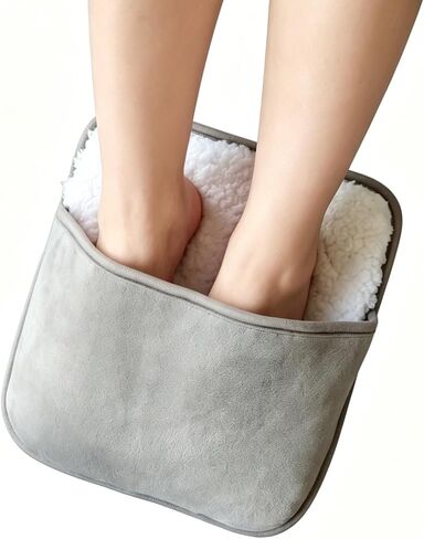 USB Warm Foot pad Plush Electric Shoes, Portable Washable Foot Warmer, Keep Your feet and Hands Warm at Home and Work; Birthday, Christmas, Valentine's Day Gifts (Brown) in Kuwait