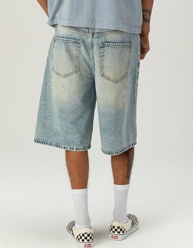RSQ Mens Baggy Embroidered Jorts in Kuwait
