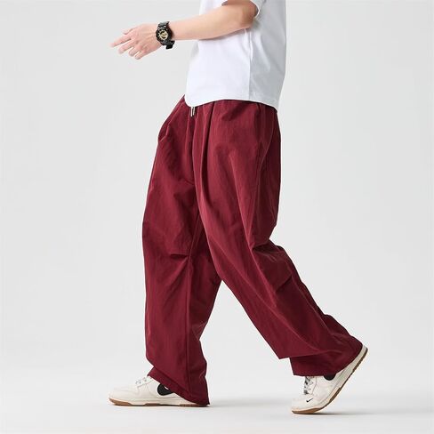 Seidarise Men's Cargo Drop Crotch Wide Leg Baggy Harem Pants Japanese Yoga in Saudi Arabia