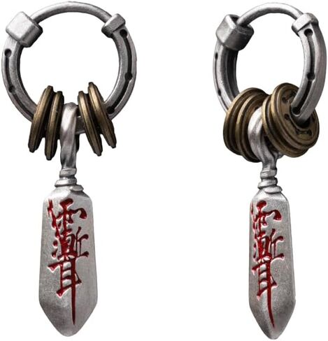 COPPERTIST.WU Masterblade Talisman اقراط داويست للرجال والنساء، S925 فضة ونحاس in Kuwait