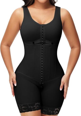SHAPSHE Fajas Colombianas Moldeadoras Full Body Shaper Postparto Post Surgery Stage 2/3 Tummy Control Compression Garment in Kuwait