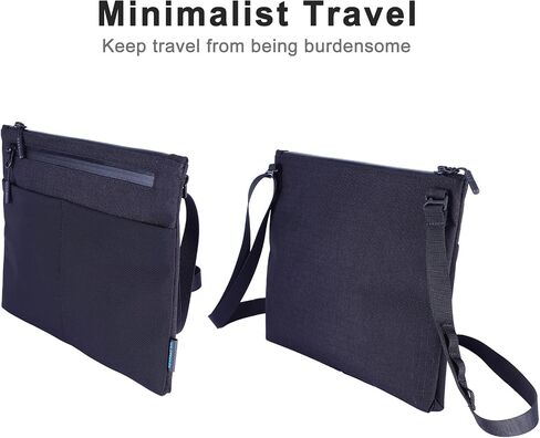 EDC Crossbody Sling Bag, Cordura Nylon 66 Waterproof Zipper Lightweight Wear-resistant Daypack for Daily Commute in Kuwait