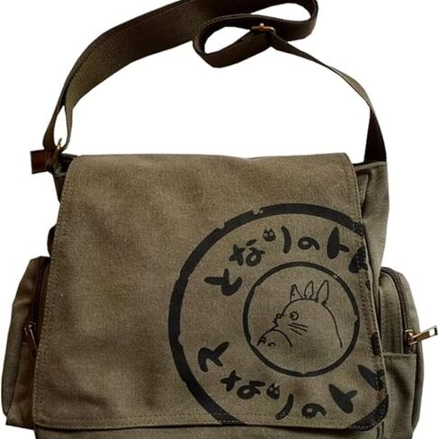 Men's Korean Canvas Bag Men's Shoulder Bag Men's Large Capacity Computer Casual Bag in Saudi Arabia