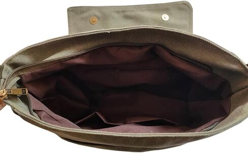 Men's Korean Canvas Bag Men's Shoulder Bag Men's Large Capacity Computer Casual Bag in Saudi Arabia
