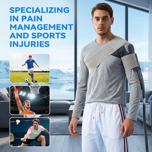 Cold Therapy Machine, Silent Brushless Pump Knee Ice Machine with Cryotherapy System, Ice Therapy Machine for Knee, Shoulder, Ankle, Leg and Hip in Saudi Arabia