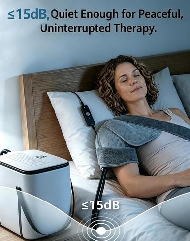 Ice Machine for Shoulder After Surgery, Shoulder Ice Machine with 6 Timers 5 Speed Levels, Cold Therapy Machine for Sports Training, Cryotherapy Pain Relief System in Kuwait