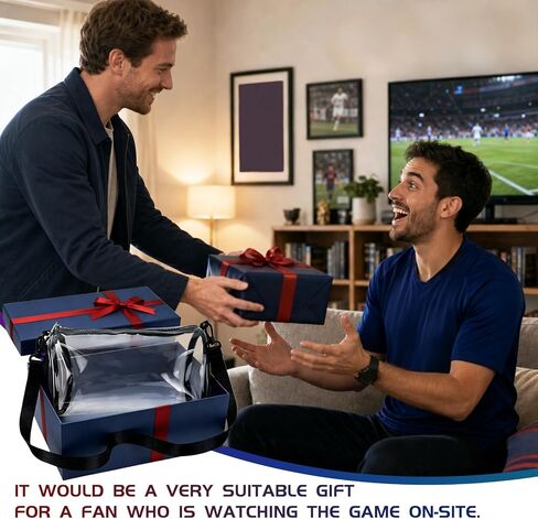 PDLING 2026 World Soccer Cup Clear Stadium Bag Clear Stadium 9.8" Crossbody Bags, Stadium Approved Bag with Shoulder Strap, Cylindrical Clear Bag for Concerts, Travel, Gym, Soccer Sport Fan in Saudi Arabia