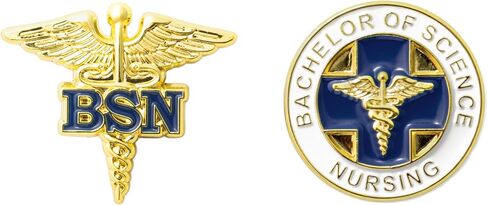 Bachelor of Science in Nursing "BSN" Lapel Pin Set in Kuwait